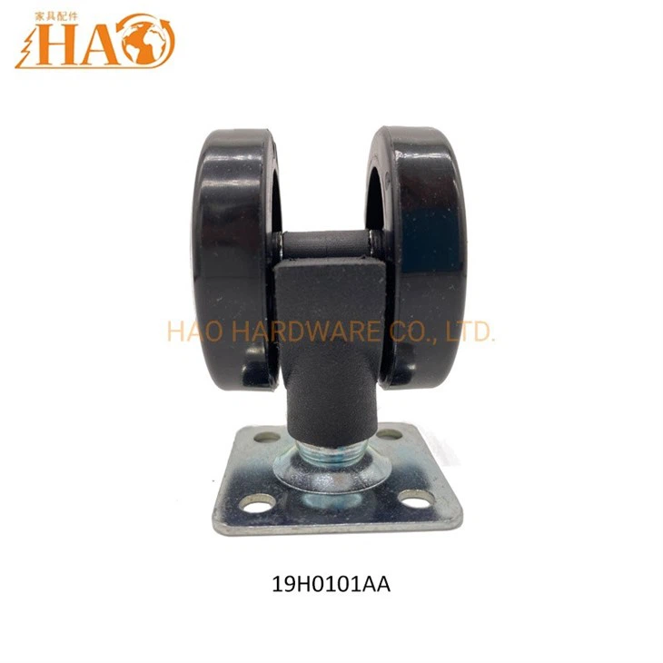 Classic PP Furniture Castor With Support Plate 40/50 mm